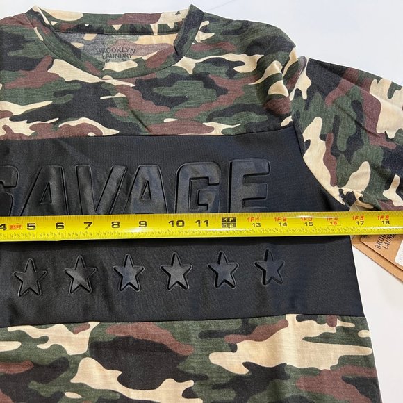 Camo Savage Youth Large (14-16) Pullover With Raised Letter Long Sleeve NWT - Picture 7 of 8